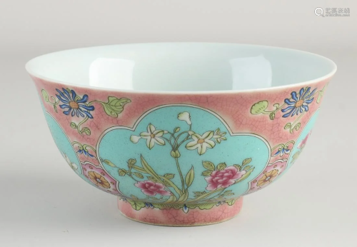 Chinese Family Rose bowl Ã˜ 14.5 cm.
