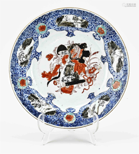 18th century Chinese Family Rose plate Ã˜ 23.2 cm.