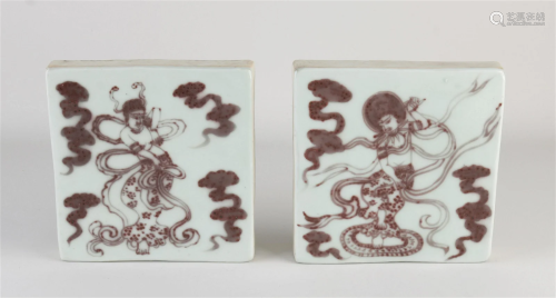 Two Chinese tiles
