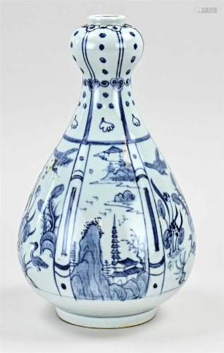 Chinese vase, H 26.5 cm.