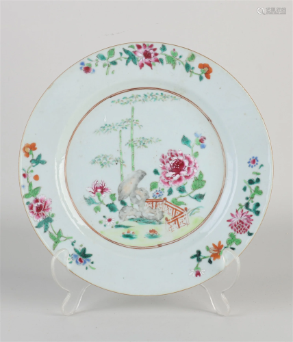 18th century Chinese plate Ã˜ 22.3 cm.