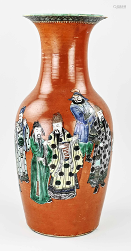 Chinese vase, H 46 cm.