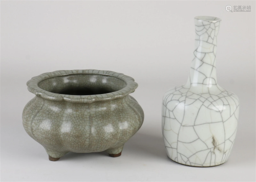 Two parts Chinese celadon