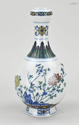 Chinese knob vase, H 29 cm.