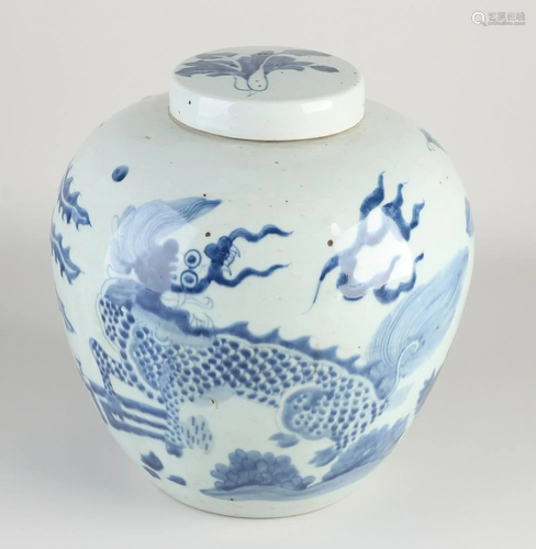 Chinese ginger jar Ã˜ 21 cm.