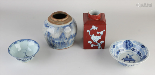 Lot Chinese porcelain (4x)