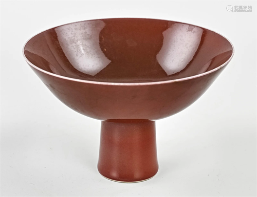 Chinese bowl on a high foot, Ã˜ 16.7 cm.