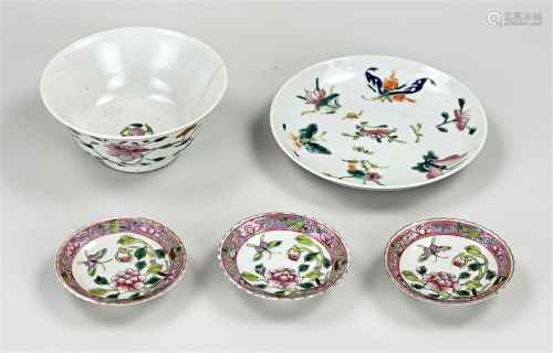 Lot Chinese porcelain (5x)
