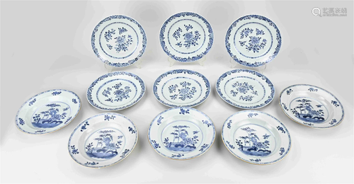 Lot of 18th century Chinese plates (11x)