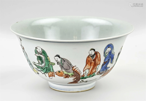 Chinese Familie Verte bowl Ã˜ 20.5 cm.