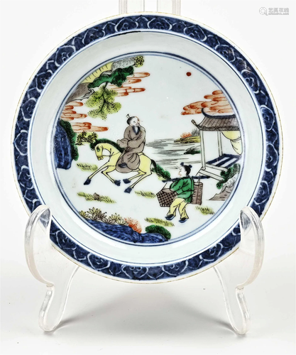 Chinese Familie Verte saucer Ã˜ 12.2 cm.