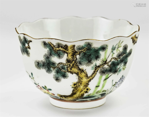 Chinese Familie Verte bowl, Ã˜ 11 cm.