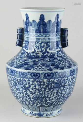 Chinese vase with ears, H 40 cm.