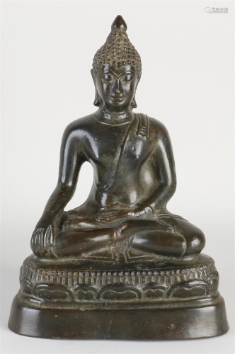 Antique Oriental figure, H 21 cm.