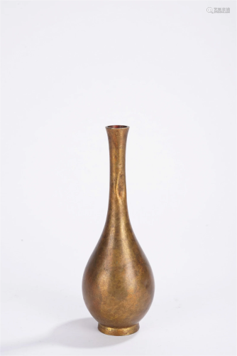 Qing Period bronze flower Vase