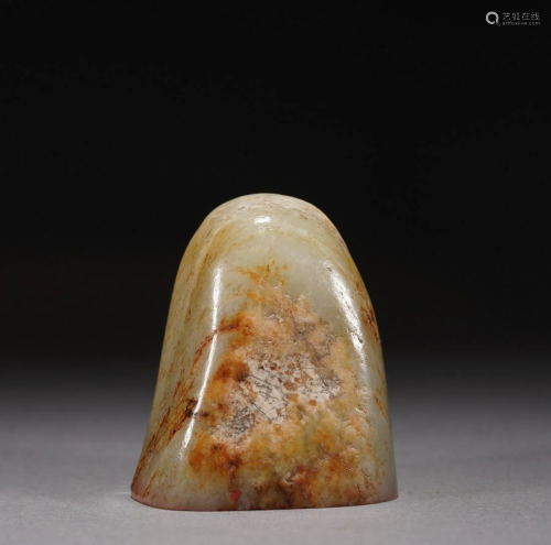 Qing Period Jade Pebble Seal