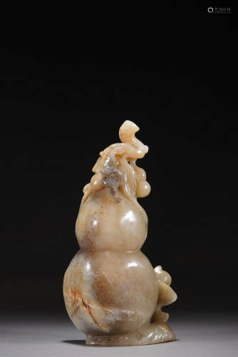 Chinese Jade gourd ornament