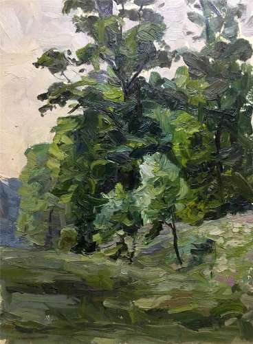 Buchnaya greens oil painting