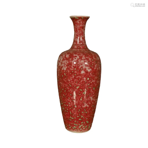A Fine Cowpea-Red Vase