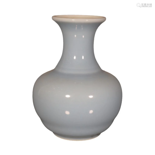 A Delicate Sky-Glazed Vase