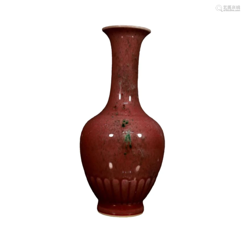 A Gorgeous Cowpea Red Vase