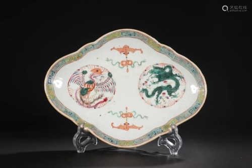 An Unusual Famille-rose Plate