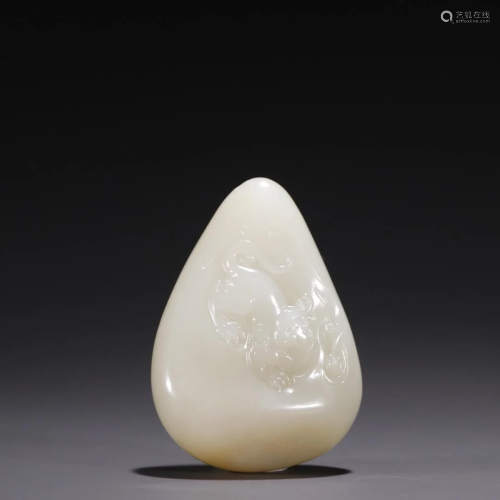 A Delicate Hetian Jade Pendant