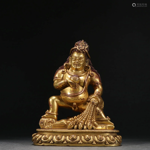 A Fine Gilt-bronze Figure of Buddha