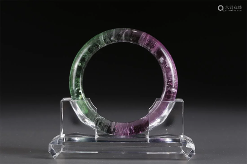 A TOURMALINE BANGLE.