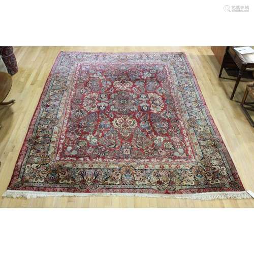 Antique and Finely Hand Woven Sarouk Carpet.