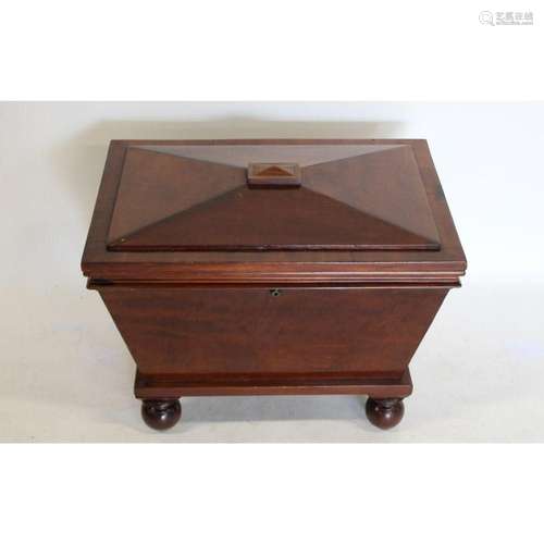 George III Mahogany Wine Cooler.