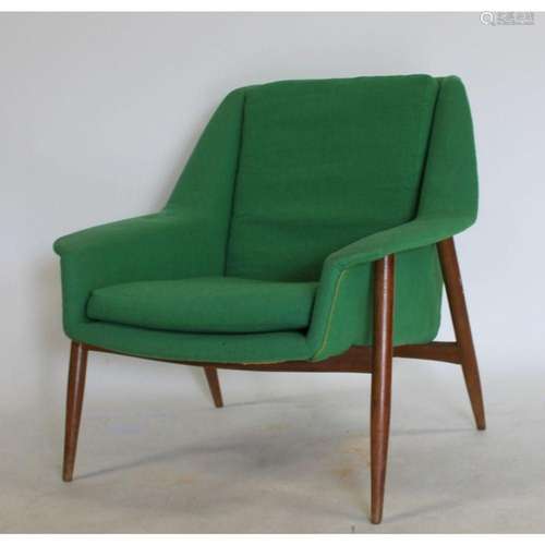 Midcentury Wing Back Club Chair.