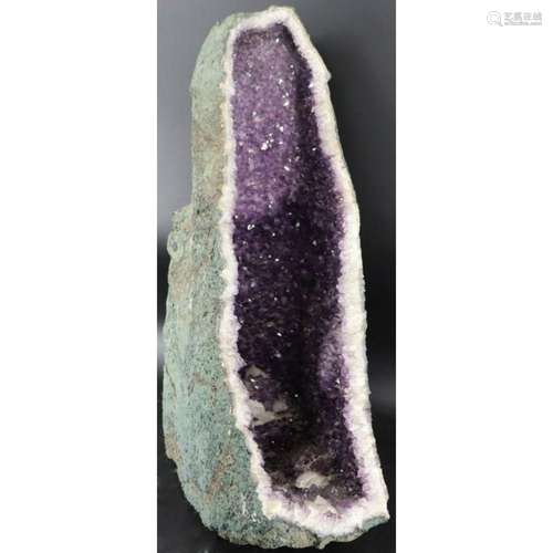 SPECIMEN. Large Amethyst Cathedral Geode.