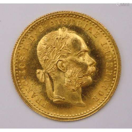 BULLION. 1915 1 Ducat Austrian Gold Coin.