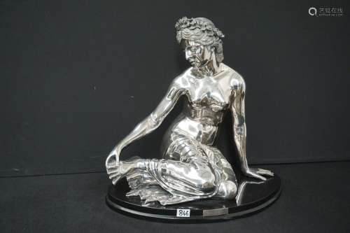 "Primavera" - Grande sculpture en bronze à patine ...