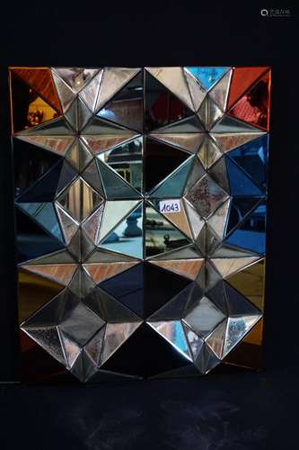 Miroir design - "DIAMAND STAR" - "COULEURS DU...