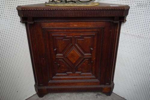 Meuble d'angle ancien - Avec 1 porte - L : 98 cm H : 102...