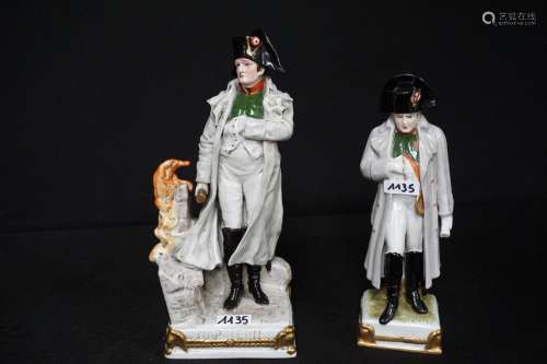 2 Statues en porcelaine - Signé SCHEIBE ALSBACH - "Napo...
