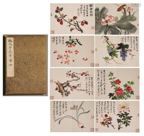 Zhang Daqian Flower Album