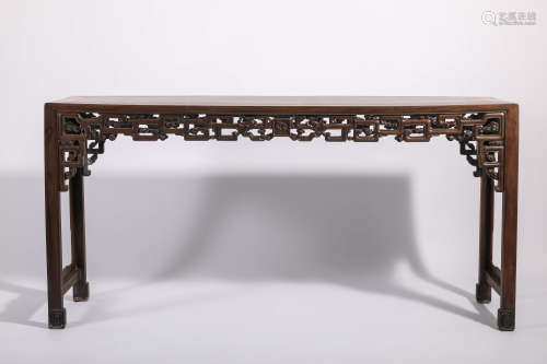 18th century China Long table top made of huanghuali wood
