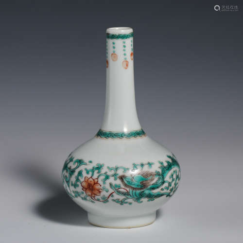 Chinese nineteenth century Doucai porcelain vase