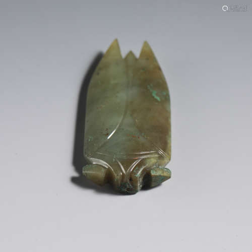Early Chinese jade silkworm