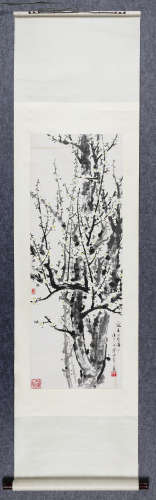 1978年作 郭汝愚(b.1941)　香雪海 设色纸本  立轴