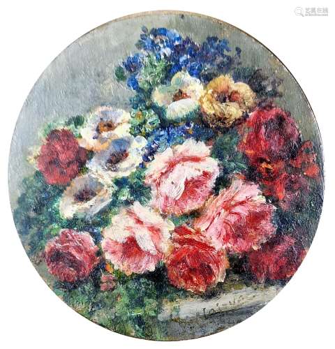 ECOLE FRANCAISE VERS 1900 Gerbe de fleurs