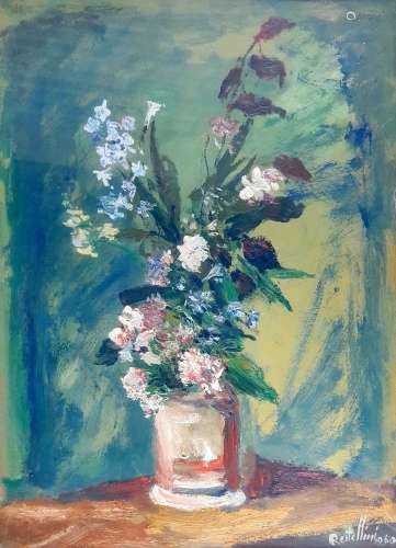 GIAN PIERO RESTELLINI (1895-1978) " Fiori ", 1960