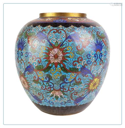 CHINE, 19ème SIECLE Vase