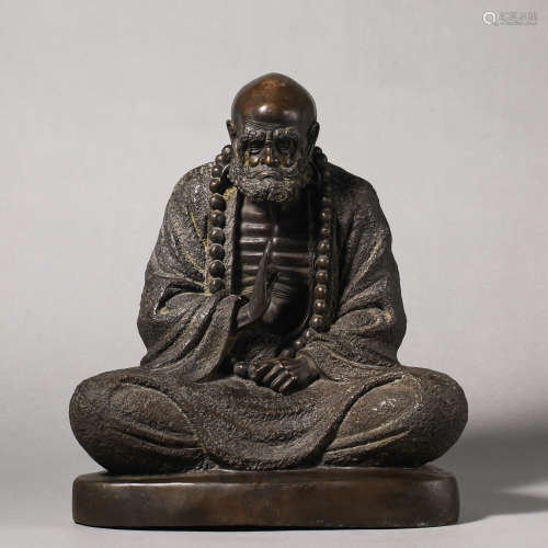 China Ming Dynasty Statue of Bodhidharma