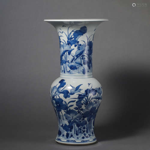 China Qing Dynasty Kangxi period flower drum