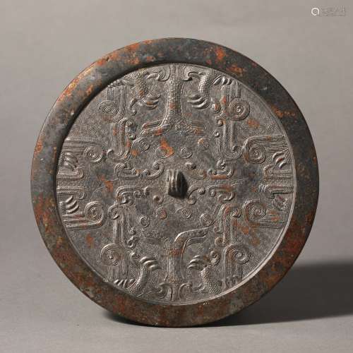 Han Dynasty bronze mirror