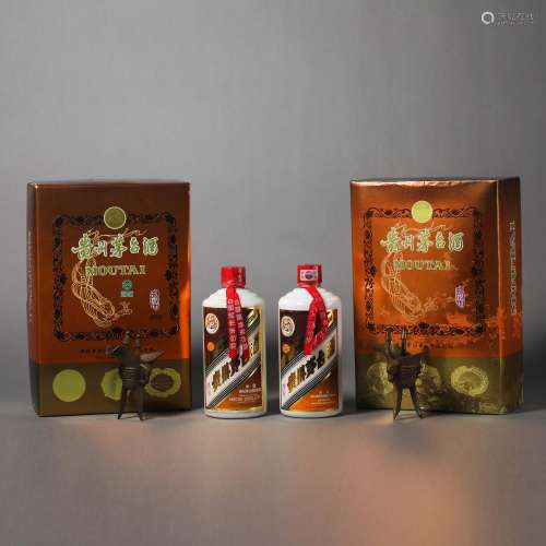 A set of famous Chinese wines